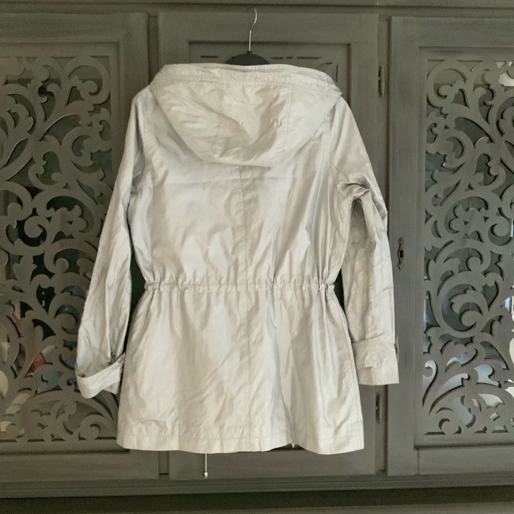 Celine Lightweight Silver Metallic Jacket 40 - image 6